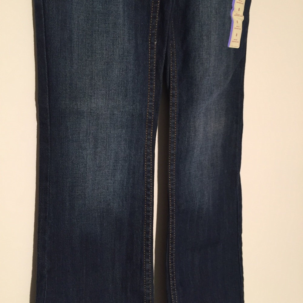 Cherokee Boot Cut Adjustable Blue Jeans - Picture 6 of 11